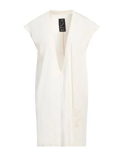 Rick Owens X Champion Woman Top Cream Size M Cotton