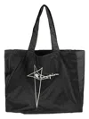 Rick Owens X Champion X Champion Logo-embroidered Tote Bag In Black