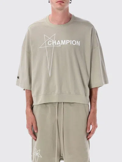 Rick Owens X Champions T-shirt  Men Color Pearl