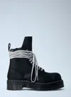 Rick Owens X Dr. Martens Rick Owens Lace-up Ankle Boots In Black