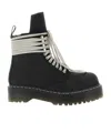 Rick Owens X Dr. Martens Rick Owens Lace-up Ankle Boots In Black