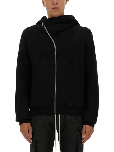 Rick Owens X Drkshdw Asymmetrical Zipper Sweatshirt