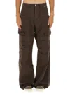 Rick Owens X Drkshdw Cargo "stefan" Pants In Brown