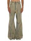 Rick Owens X Drkshdw Denim Pants In Blue