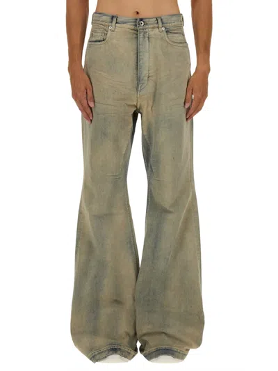 Rick Owens X Drkshdw Denim Pants In Blue