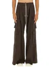 Rick Owens X Drkshdw "double Cargo Jumbo Belas" Pants In Brown