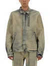 Rick Owens X Drkshdw Jacket With Concealed Zipper In Multi