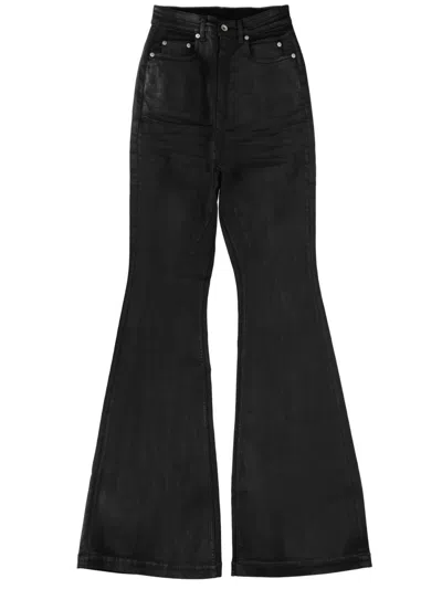 Rick Owens X Drkshdw Jeans "bolan" In Black