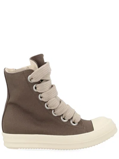 Rick Owens X Drkshdw "jumbolace Sneaks" Sneaker In Brown