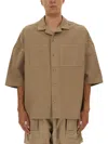 Rick Owens X Drkshdw "magnum Tommy" Shirt In Brown