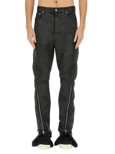 Rick Owens X Drkshdw Pants "bolan" In Black