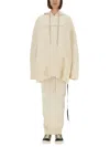 Rick Owens X Drkshdw "peter" Sweatshirt In White