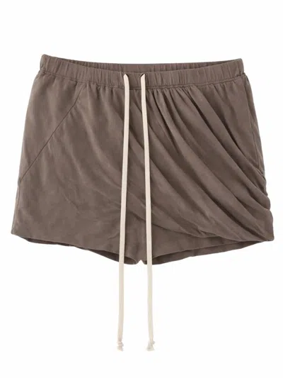 Rick Owens X Drkshdw Shorts "buds" In Gray