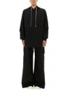 Rick Owens X Drkshdw "tommy Hustler" Hoodie In Black