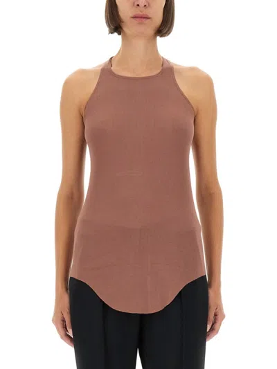 Rick Owens X Lilies Basic" Tank Top In Pink