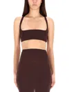 Rick Owens X Lilies Fitted Crop Top In Animal Print