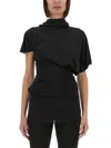 Rick Owens X Lilies "lilith" Top In Black