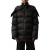Rick Owens X Moncler Cyclopic Puffer Jacket In Black
