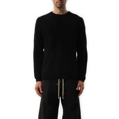 Rick Owens X Men's Moncler Jumbo Round Neck Sweater In Black