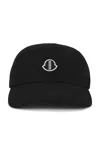 Rick Owens Black Logo Solid Baseball Cap In Black