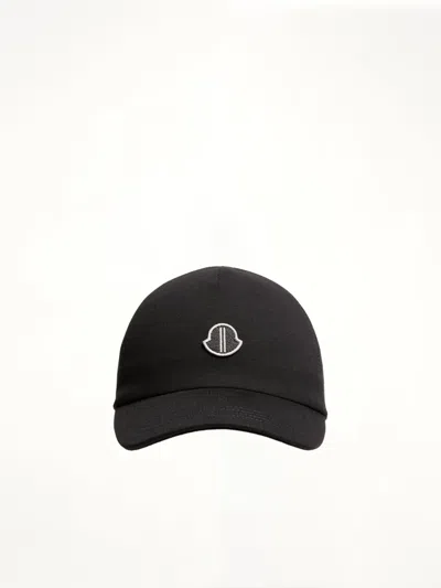 Rick Owens X Moncler Baseball Hat In Black