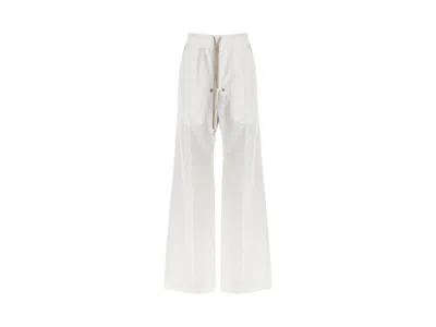 Pre-owned Rick Owens X Moncler Belas Pants In Milk