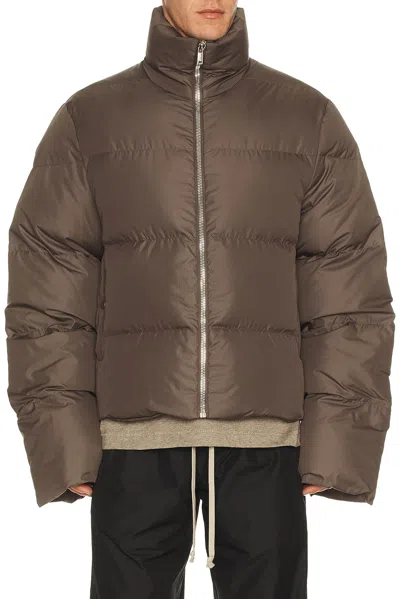 Rick Owens X Moncler Cyclopic Jacket In Brown