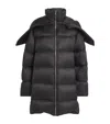 Rick Owens X Moncler Down-filled Cyclopic Puffer Coat In Black