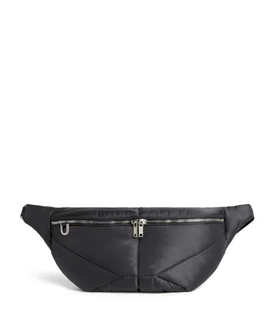 Rick Owens X Moncler Down Marsupio Belt Bag In Black
