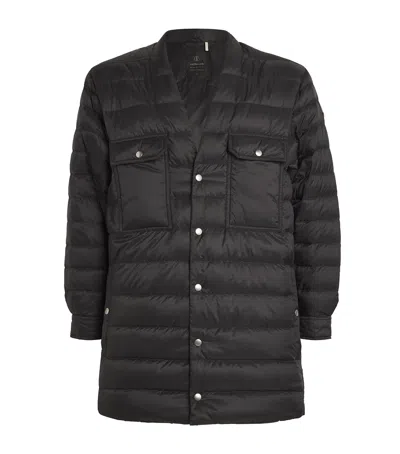 Rick Owens X Moncler Down Puffer Jacket In Black