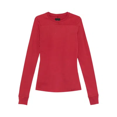 Pre-owned Rick Owens X Moncler Girder Long-sleeve T 'carnelian' | Red | Men's Size M