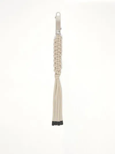 Rick Owens X Moncler Hiking Rope Keyring In Neutral