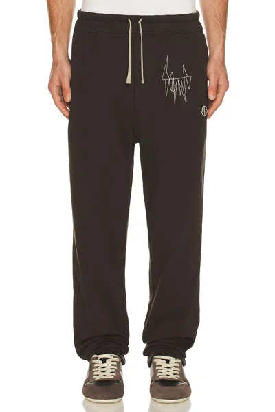 Rick Owens X Moncler Jogger In Brown