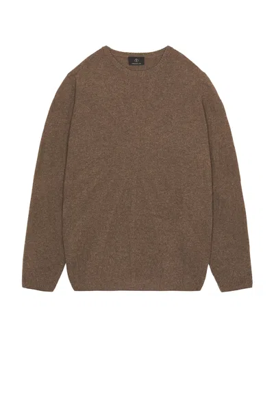 Rick Owens X Moncler Jumbo Round Neck Sweatshirt In Dust