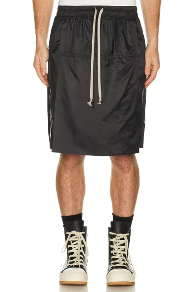 Rick Owens X Moncler Kiltshorts In Black