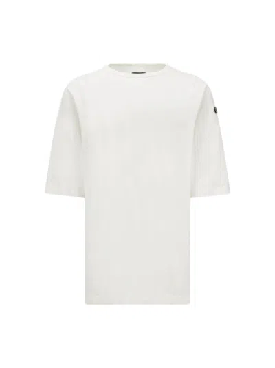 Pre-owned Rick Owens X Moncler Knitted Crewneck Sweatshirt Short Sleeve Tee Shirt In Milk