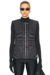 Rick Owens X Moncler Megapenta Flight Vest In Black