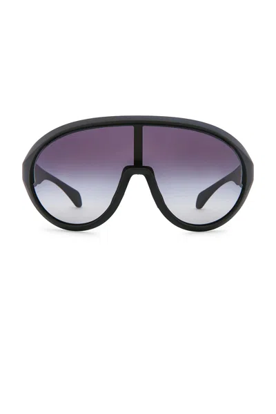Rick Owens X Moncler Occhiali Da Sole Sunglasses In Blue