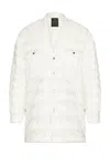 Rick Owens X Moncler Down Puffer Jacket In Milk