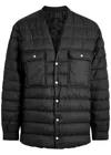 Rick Owens X Moncler Outershirt Quilted Shell Jacket In Black