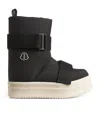 Rick Owens X Moncler Padded Nylon Ski Boots In Black