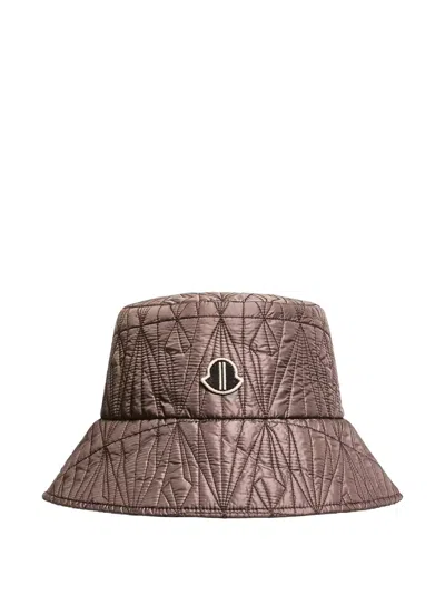 Rick Owens X Moncler Quilted Bucket Hat In Green