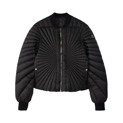 Pre-owned Rick Owens X Moncler Radiance Flight Jacket 'black' | Men's Size 3