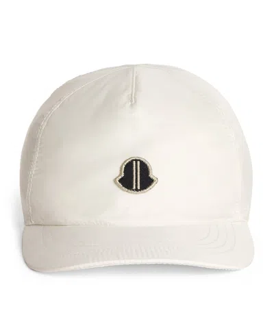 Rick Owens X Moncler Technical Baseball Cap In 41 Milk