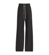 Rick Owens Mens Black Cargobelas Multi-pockets Wide-leg Relaxed-fit Stretch-cotton Trousers In Black