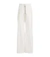 Rick Owens X Moncler Wide-leg Bella Trousers In Ivory