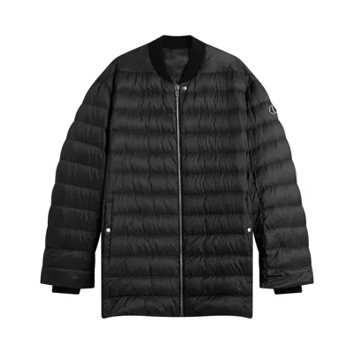 Pre-owned Rick Owens X Moncler Woven Flight Parka Jacket 'black' | Women's Size 3