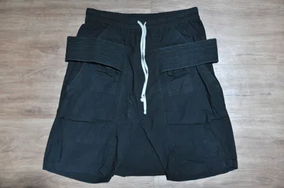 Pre-owned Rick Owens X Rick Owens Drkshdw - Creatch Cargo Shorts In Faded Black