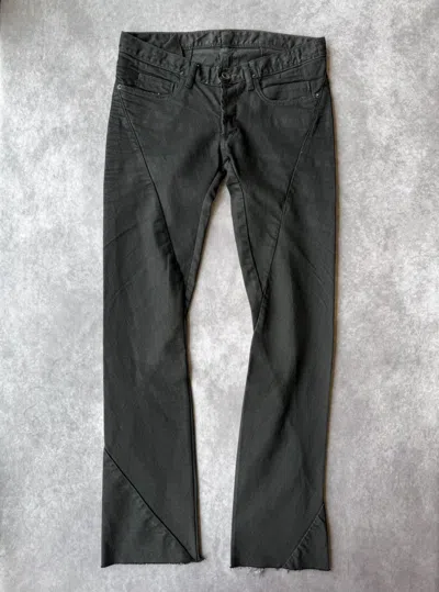 Pre-owned Rick Owens X Rick Owens Drkshdw 2009 Spiral Denim In Black