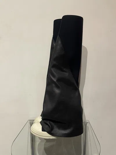 Pre-owned Rick Owens X Rick Owens Drkshdw 2017 Fetish Boots Ramones Ds In Black